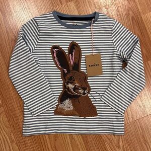 Mini Boden Long Sleeved Bunny Shirt